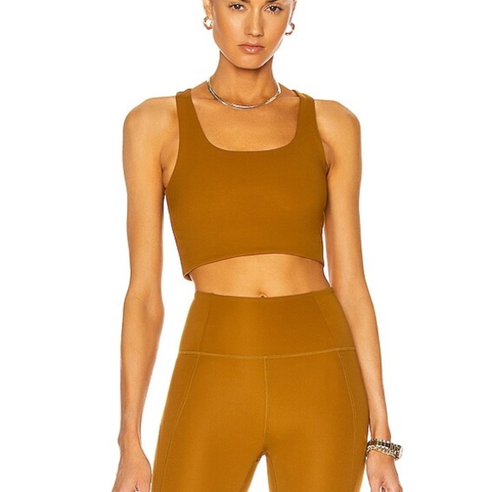 Girlfriend Collective Paloma Bra in Saddle